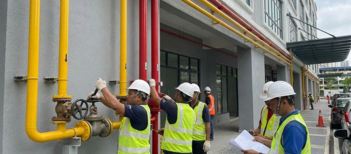 reka bentuk sistem retikulasi gas