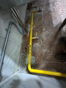 LPG piping system installation at Hualon Mee Tarik